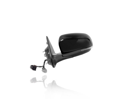 Door Mirror - Compatible/Replacement for '17-21 Jeep Compass - Powered, Heated Without Blind Spot, Textured Black Primed Gray Cover - Left Hand - Driver - 68365141AA Door Mirror - Compatible/Replacement for '17-21 Jeep Compass - Powered, Heated Without Blind Spot, Textured Black Primed Gray Cover - Left Hand - Driver - 68365141AA