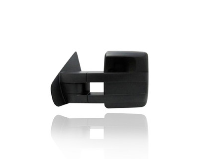 Door Mirror - Compatible/Replacement for '07-08 Ford F-150 - Trailer Tow, Powered, Heated With Signal/Puddle Lamp, Unpainted - Left Hand - Driver - 7L3Z17683CB