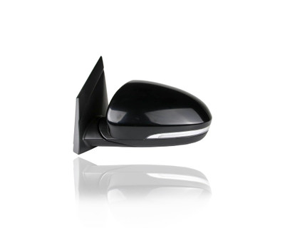 Door Mirror - Compatible/Replacement for '16-18 Hyundai Tucson Eco/SEL Plus - Powered, Heated With Signal Lamp, Without Blind Spot, Unpainted - Left Hand - Driver - 87610D3420