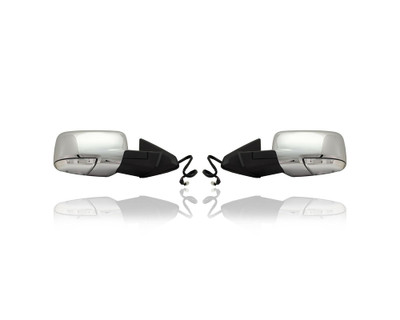 Door Mirror - Compatible/Replacement for '09-09 Dodge RAM 1500 - Heated, Non-Folding With Signal Indicator/Puddle Lamp/Memory - Pair, Left Driver + Right Passenger Set - 55079042AD, 55079043AD Door Mirror - Compatible/Replacement for '09-09 Dodge RAM 1500 - Heated, Non-Folding With Signal Indicator/Puddle Lamp/Memory - Pair, Left Driver + Right Passenger Set - 55079042AD, 55079043AD