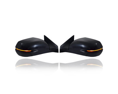 Door Mirror - Compatible/Replacement for '17-22 Honda CR-V/Hybrid EX/EXL/Touring - Powered, Heated With Signal Lamp/Blind Spot, Unpainted - Pair, Set - 76208TLAA31, 76258TLAA32 Door Mirror - Compatible/Replacement for '17-22 Honda CR-V/Hybrid EX/EXL/Touring - Powered, Heated With Signal Lamp/Blind Spot, Unpainted - Pair, Set - 76208TLAA31, 76258TLAA32