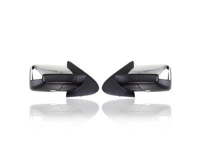 Door Mirror - Compatible/Replacement for '09-10 Lincoln Navigator - Power-Folding, Heated With Memory/Puddle/Signal Lamp, Chrome - Pair, Left Driver + Right Passenger Set - 9L7Z17682AA, 9L7Z17683AA Door Mirror - Compatible/Replacement for '09-10 Lincoln Navigator - Power-Folding, Heated With Memory/Puddle/Signal Lamp, Chrome - Pair, Left Driver + Right Passenger Set - 9L7Z17682AA, 9L7Z17683AA