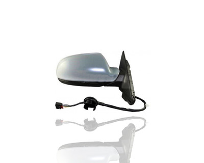 Door Mirror - Compatible/Replacement for '11-13 Audi A3 - Powered, Non-Folding With Signal Lamp, Without Auto-Dim, Unpainted - Right Hand - Passenger - 8P1858532GB01C Door Mirror - Compatible/Replacement for '11-13 Audi A3 - Powered, Non-Folding With Signal Lamp, Without Auto-Dim, Unpainted - Right Hand - Passenger - 8P1858532GB01C