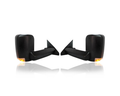 Door Mirror - Compatible/Replacement for '19-22 RAM 1500 With Towing Package - Without Blind Spot, Black - Pair, Left Driver + Right Passenger Set - 68462962AA, 68493429AA Door Mirror - Compatible/Replacement for '19-22 RAM 1500 With Towing Package - Without Blind Spot, Black - Pair, Left Driver + Right Passenger Set - 68462962AA, 68493429AA
