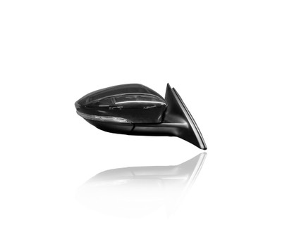 Door Mirror - Compatible/Replacement for '16-19 Volkswagen VW Passat - Power-Folding, Heated With Blind Spot Info System/Cover, Unpainted - Right Hand - Passenger - 561857508BC9B9