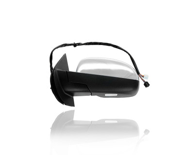 Door Mirror - Compatible/Replacement for '07-14 Chevrolet Escalade/Suburban/Yukon/XL/Tahoe With Off-Road Package - Power-Folding With Courtesy Lamp, Chrome - Left Hand - Driver - 25831064 Door Mirror - Compatible/Replacement for '07-14 Chevrolet Escalade/Suburban/Yukon/XL/Tahoe With Off-Road Package - Power-Folding With Courtesy Lamp, Chrome - Left Hand - Driver - 25831064