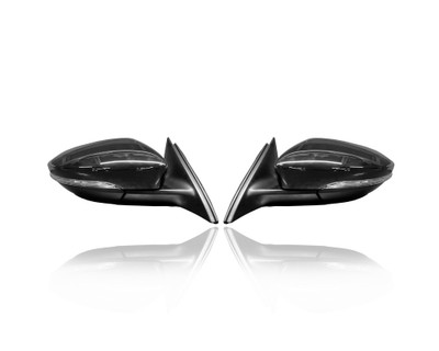 Door Mirror - Compatible/Replacement for '16-19 Volkswagen VW Passat - Power-Folding, Heated With Blind Spot Info System/Cover, Unpainted - Pair, Set - 561857508BC9B9, 561857507BC9B9 Door Mirror - Compatible/Replacement for '16-19 Volkswagen VW Passat - Power-Folding, Heated With Blind Spot Info System/Cover, Unpainted - Pair, Set - 561857508BC9B9, 561857507BC9B9