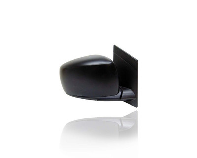 Door Mirror - Compatible/Replacement for '08-10 Dodge Grand Caravan, 08-10 Chrysler Town & Country Touring - Powered, Heated, Primed Smooth Black - Right Hand - Passenger - 1AB781W1AB