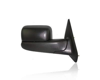 Door Mirror - Compatible/Replacement for '02-08 Dodge RAM Pickup 1500, 03-09 2500/3500 - Manual Extendable Tow Type - Right Hand - Passenger - 55077492AN