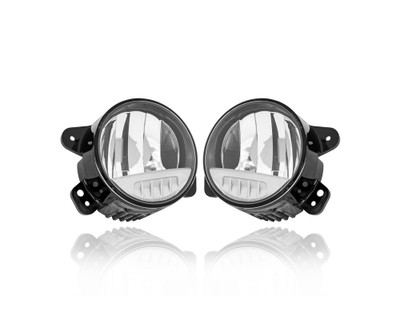 Fog Light Assembly - Compatible/Replacement for '07-22 Jeep Wrangler, 20-22 Gladiator For Plastic Bumper - LED - Pair, Left Driver + Right Passenger Set - 68307273AE Fog Light Assembly - Compatible/Replacement for '07-22 Jeep Wrangler, 20-22 Gladiator For Plastic Bumper - LED - Pair, Left Driver + Right Passenger Set - 68307273AE