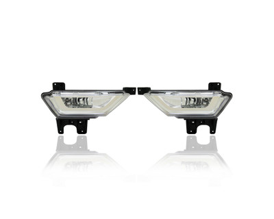 Fog Light Assembly - Compatible/Replacement for '21-22 Ford F-150 - Halogen - Pair, Left Driver + Right Passenger Set - ML3Z15200A, ML3Z15201A Fog Light Assembly - Compatible/Replacement for '21-22 Ford F-150 - Halogen - Pair, Left Driver + Right Passenger Set - ML3Z15200A, ML3Z15201A