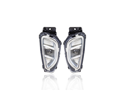 Fog Light Assembly - Compatible/Replacement for '20-22 Ford Escape/Hybrid Titanium - LED - Pair, Left Driver + Right Passenger Set - LJ6Z15200C, LJ6Z15201C Fog Light Assembly - Compatible/Replacement for '20-22 Ford Escape/Hybrid Titanium - LED - Pair, Left Driver + Right Passenger Set - LJ6Z15200C, LJ6Z15201C