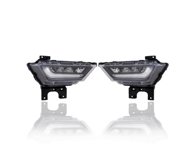Fog Light Assembly - Compatible/Replacement for '21-21 Ford F-150 Extended Cab/Hybrid, 21-22 Crew Cab - LED - Pair, Left Driver + Right Passenger Set - ML3Z15200C, ML3Z15201C - CAPA Fog Light Assembly - Compatible/Replacement for '21-21 Ford F-150 Extended Cab/Hybrid, 21-22 Crew Cab - LED - Pair, Left Driver + Right Passenger Set - ML3Z15200C, ML3Z15201C - CAPA