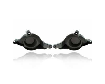 Fog Light Cover - Compatible/Replacement for '18-19 Toyota C-HR - Lower Valance Without Hole - Pair, Left Driver + Right Passenger Set - 81481F4030, 81482F4030 Fog Light Cover - Compatible/Replacement for '18-19 Toyota C-HR - Lower Valance Without Hole - Pair, Left Driver + Right Passenger Set - 81481F4030, 81482F4030