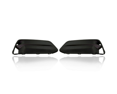 Fog Light Cover - Compatible/Replacement for '18-20 Honda Accord/Hybrid Sedan - Without Hole, Textured - Pair, Left Driver + Right Passenger Set - 71102TVAA00, 71107TVAA00 Fog Light Cover - Compatible/Replacement for '18-20 Honda Accord/Hybrid Sedan - Without Hole, Textured - Pair, Left Driver + Right Passenger Set - 71102TVAA00, 71107TVAA00