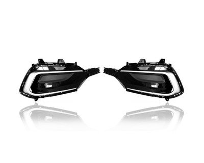 Fog Light Cover - Compatible/Replacement for '17-18 Hyundai Santa Fe Sport Base 2.4L - Trim Bezel With Hole, Black - Pair, Left Driver + Right Passenger Set - 865624Z500, 865614Z500 Fog Light Cover - Compatible/Replacement for '17-18 Hyundai Santa Fe Sport Base 2.4L - Trim Bezel With Hole, Black - Pair, Left Driver + Right Passenger Set - 865624Z500, 865614Z500