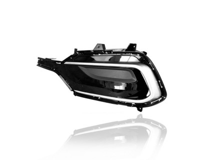 Fog Light Cover - Compatible/Replacement for '17-18 Hyundai Santa Fe Sport Base 2.4L - Trim Bezel With Hole, Black - Left Hand - Driver - 865614Z500 Fog Light Cover - Compatible/Replacement for '17-18 Hyundai Santa Fe Sport Base 2.4L - Trim Bezel With Hole, Black - Left Hand - Driver - 865614Z500