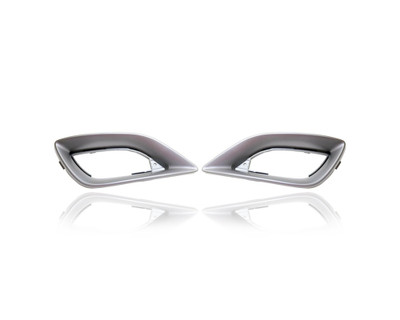 Fog Light Cover - Compatible/Replacement for '06-10 Mercedes-Benz R-Class - Bezel With Hole, Primed Gray - Pair, Left Driver + Right Passenger Set - 2518852023, 2518851923 Fog Light Cover - Compatible/Replacement for '06-10 Mercedes-Benz R-Class - Bezel With Hole, Primed Gray - Pair, Left Driver + Right Passenger Set - 2518852023, 2518851923