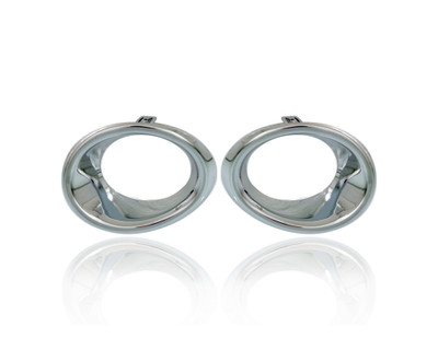Fog Light Cover - Compatible/Replacement for '13-15 Lexus GS350/450h Base - Ring Trim Moulding, Chrome - Pair, Left Driver + Right Passenger Set - 8148130110, 8148230150 Fog Light Cover - Compatible/Replacement for '13-15 Lexus GS350/450h Base - Ring Trim Moulding, Chrome - Pair, Left Driver + Right Passenger Set - 8148130110, 8148230150
