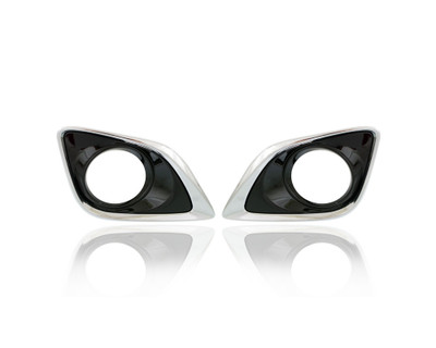 Fog Light Cover - Compatible/Replacement for '13-16 Toyota Venza - Trim With Hole - Pair, Left Driver + Right Passenger Set - 520300T010, 520400T010 Fog Light Cover - Compatible/Replacement for '13-16 Toyota Venza - Trim With Hole - Pair, Left Driver + Right Passenger Set - 520300T010, 520400T010