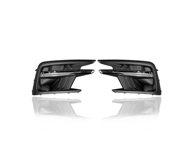 Fog Light Cover - Compatible/Replacement for '19-22 Subaru Ascent Base/Premium - Without Hole, Chrome Trim Black - Pair, Left Driver + Right Passenger Set - 57731XC00A, 57731XC01A Fog Light Cover - Compatible/Replacement for '19-22 Subaru Ascent Base/Premium - Without Hole, Chrome Trim Black - Pair, Left Driver + Right Passenger Set - 57731XC00A, 57731XC01A