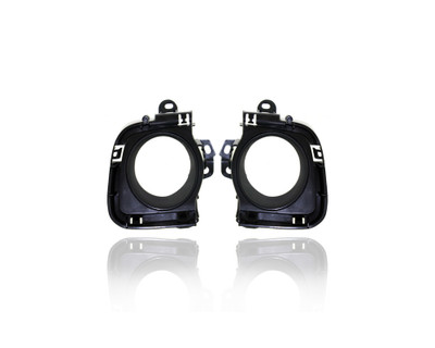 Fog Light Cover - Compatible/Replacement for '10-11 Toyota Prius 5 - Bezel Trim With Hole - Pair, Left Driver + Right Passenger Set - 8148147020, 8148247020 Fog Light Cover - Compatible/Replacement for '10-11 Toyota Prius 5 - Bezel Trim With Hole - Pair, Left Driver + Right Passenger Set - 8148147020, 8148247020