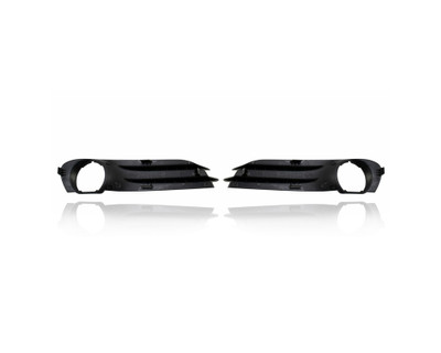 Fog Light Cover - Compatible/Replacement for '11-16 Chrysler Town & Country - With Light Hole Insert - Pair, Left Driver + Right Passenger Set - 68100706AA, 68100707AA Fog Light Cover - Compatible/Replacement for '11-16 Chrysler Town & Country - With Light Hole Insert - Pair, Left Driver + Right Passenger Set - 68100706AA, 68100707AA