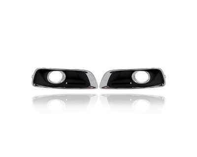 Fog Light Cover - Compatible/Replacement for '13-15 Chevrolet Malibu, 16-16 Limited Eco/LT/LTZ - With Hole, Chrome Black - Pair, Left Driver + Right Passenger Set - 20768846, 20768823 Fog Light Cover - Compatible/Replacement for '13-15 Chevrolet Malibu, 16-16 Limited Eco/LT/LTZ - With Hole, Chrome Black - Pair, Left Driver + Right Passenger Set - 20768846, 20768823