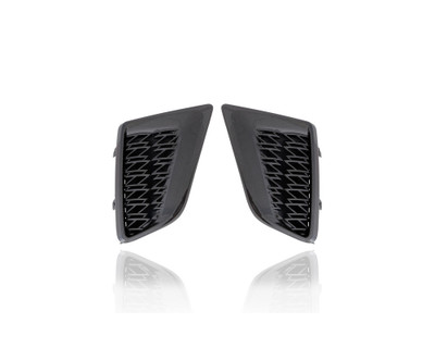 Fog Light Cover - Compatible/Replacement for '20-22 Lexus RX350/450h F-Sport - Front Bumper Lower Outer Grille, Bright Black - Pair, Left Driver + Right Passenger Set - 531270E060, 531280E060 Fog Light Cover - Compatible/Replacement for '20-22 Lexus RX350/450h F-Sport - Front Bumper Lower Outer Grille, Bright Black - Pair, Left Driver + Right Passenger Set - 531270E060, 531280E060