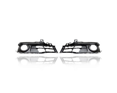 Fog Light Cover - Compatible/Replacement for '16-18 BMW 3 Series Sedan/Wagon/Hybrid Without M-Sport - Front Insert Outer Grille - Pair, Left Driver + Right Passenger Set - 51117396888, 51117396887 Fog Light Cover - Compatible/Replacement for '16-18 BMW 3 Series Sedan/Wagon/Hybrid Without M-Sport - Front Insert Outer Grille - Pair, Left Driver + Right Passenger Set - 51117396888, 51117396887