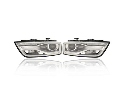 Headlight - Compatible/Replacement for '16-18 Audi Q3 - Xenon - Pair, Left Driver + Right Passenger Set - 8U0941044E, 8U0941043E Headlight - Compatible/Replacement for '16-18 Audi Q3 - Xenon - Pair, Left Driver + Right Passenger Set - 8U0941044E, 8U0941043E