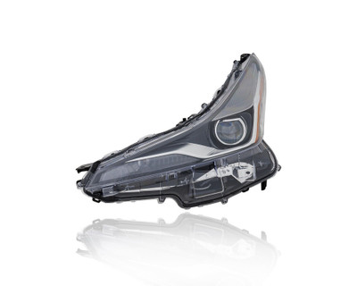 Headlight - Compatible/Replacement for '19-22 Toyota Prius LE AWD/XLE-Only - Bi-LED With Fog Light, Without Auto Level - Left Hand - Driver - 8107047A00