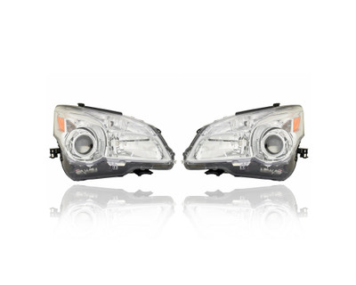 Headlight - Compatible/Replacement for '10-13 Lexus GX460 - Xenon/HID - Pair, Left Driver + Right Passenger Set - 8114560E91, 8118560E51 - CAPA Headlight - Compatible/Replacement for '10-13 Lexus GX460 - Xenon/HID - Pair, Left Driver + Right Passenger Set - 8114560E91, 8118560E51 - CAPA