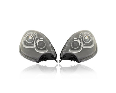 Headlight - Compatible/Replacement for '15-18 Porsche Macan - Xenon With Dynamic Level, Without Washer/Black Trim - Pair, Left Driver + Right Passenger Set - 95B941030FB, 95B941029FB - CAPA Headlight - Compatible/Replacement for '15-18 Porsche Macan - Xenon With Dynamic Level, Without Washer/Black Trim - Pair, Left Driver + Right Passenger Set - 95B941030FB, 95B941029FB - CAPA