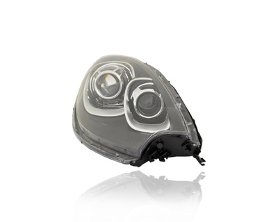 Headlight - Compatible/Replacement for '15-18 Porsche Macan - Xenon With Dynamic Level, Without Washer/Black Trim - Right Hand - Passenger - 95B941030FB - CAPA