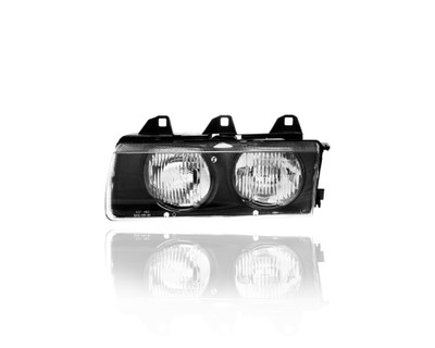 Headlight Assembly - Compatible/Replacement for '92-99 BMW 3-Series - Composite Halogen - Left Hand - Driver - 63121468865