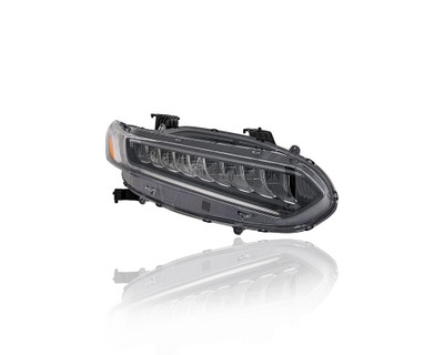 Headlight Assembly - Compatible/Replacement for '21-22 Honda Accord/Hybrid Sedan EXL/Touring - LED, Chrome - Right Hand - Passenger - 33100TVAA91 - CAPA Headlight Assembly - Compatible/Replacement for '21-22 Honda Accord/Hybrid Sedan EXL/Touring - LED, Chrome - Right Hand - Passenger - 33100TVAA91 - CAPA