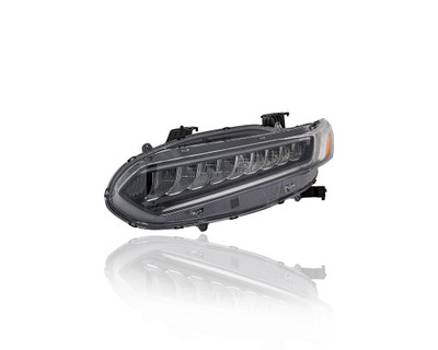 Headlight Assembly - Compatible/Replacement for '21-22 Honda Accord/Hybrid Sedan EXL/Touring - LED, Chrome - Left Hand - Driver - 33150TVAA91 - CAPA Headlight Assembly - Compatible/Replacement for '21-22 Honda Accord/Hybrid Sedan EXL/Touring - LED, Chrome - Left Hand - Driver - 33150TVAA91 - CAPA