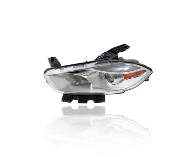 Headlight Assembly - Compatible/Replacement for '16-16 Dodge Dart - Halogen With Chrome - Left Hand - Driver - 68292803AA Headlight Assembly - Compatible/Replacement for '16-16 Dodge Dart - Halogen With Chrome - Left Hand - Driver - 68292803AA