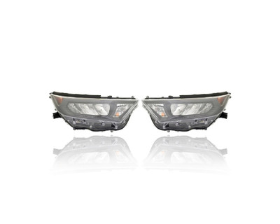Headlight Assembly - Compatible/Replacement for '22-22 Toyota RAV4 Hybrid LE - LED - Pair, Left Driver + Right Passenger Set - 811100R430, 811500R430 Headlight Assembly - Compatible/Replacement for '22-22 Toyota RAV4 Hybrid LE - LED - Pair, Left Driver + Right Passenger Set - 811100R430, 811500R430