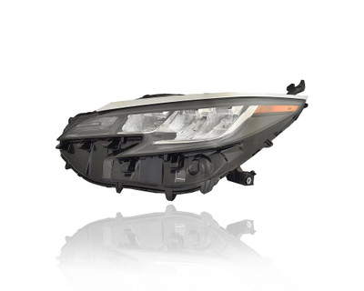 Headlight Assembly - Compatible/Replacement for '21-23 Toyota Sienna LE/XLE - LED Without LED Daytime Running Light, Chrome Trim - Left Hand - Driver - 8115008100 - CAPA