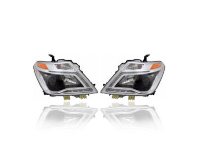 Headlight Assembly - Compatible/Replacement for '17-20 Nissan Armada - LED - Pair, Left Driver + Right Passenger Set - 260105ZW0A, 260605ZW0A Headlight Assembly - Compatible/Replacement for '17-20 Nissan Armada - LED - Pair, Left Driver + Right Passenger Set - 260105ZW0A, 260605ZW0A