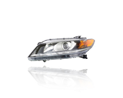 Headlight Assembly - Compatible/Replacement for '13-15 Honda Accord Coupe EXL V6/3.5L - Halogen With LED Daytime Running Light - Left Hand - Driver - 33150T3LA01 Headlight Assembly - Compatible/Replacement for '13-15 Honda Accord Coupe EXL V6/3.5L - Halogen With LED Daytime Running Light - Left Hand - Driver - 33150T3LA01