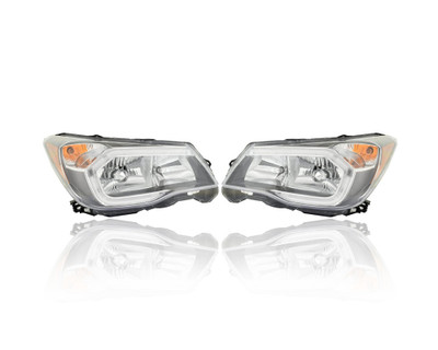 Headlight Assembly - Compatible/Replacement for '14-16 Subaru Forester 2.0XT Touring - HID/Xenon, Gray Bezel - Pair, Left Driver + Right Passenger Set - 84002SG102, 84002SG112 - CAPA Headlight Assembly - Compatible/Replacement for '14-16 Subaru Forester 2.0XT Touring - HID/Xenon, Gray Bezel - Pair, Left Driver + Right Passenger Set - 84002SG102, 84002SG112 - CAPA