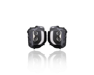 Headlight Assembly - Compatible/Replacement for '20-22 Hyundai Palisade SEL/Limited/Calligraphy, 21-22 SE - LED - Pair, Left Driver + Right Passenger Set - 92102S8110, 92101S8110