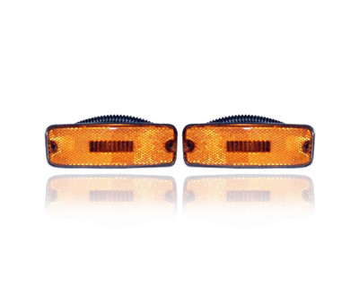 Side Marker Light - Compatible/Replacement for '86-89 Hyundai Excel/Mitsubishi Precis - Front, Amber - Pair, Left Driver + Right Passenger Set - 9230621551 Side Marker Light - Compatible/Replacement for '86-89 Hyundai Excel/Mitsubishi Precis - Front, Amber - Pair, Left Driver + Right Passenger Set - 9230621551