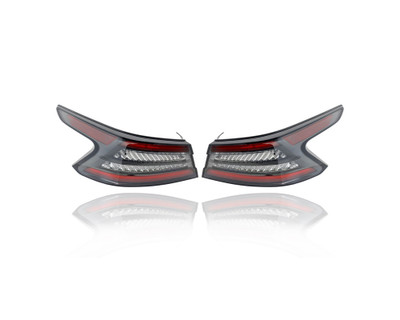 Tail Light Assembly - Compatible/Replacement for '19-22 Nissan Maxima - LED, Outer Body Quarter Panel - Pair, Left Driver + Right Passenger Set - 265509DJ0A, 265559DJ0A - CAPA Tail Light Assembly - Compatible/Replacement for '19-22 Nissan Maxima - LED, Outer Body Quarter Panel - Pair, Left Driver + Right Passenger Set - 265509DJ0A, 265559DJ0A - CAPA