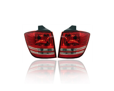 Tail Light Assembly - Compatible/Replacement for '09-09 Dodge Journey - On Body, Halogen - Pair, Left Driver + Right Passenger Set - 68185888AA, 68185889AA Tail Light Assembly - Compatible/Replacement for '09-09 Dodge Journey - On Body, Halogen - Pair, Left Driver + Right Passenger Set - 68185888AA, 68185889AA