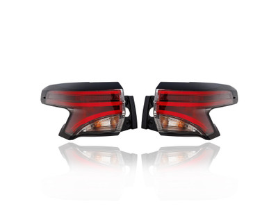 Tail Light Assembly - Compatible/Replacement for '21-23 Toyota Sienna XSE/25th/Limited/Platinum - LED, Outer Body Quarter Panel - Pair, Left Driver + Right Passenger Set - 8155008091, 8156008091 Tail Light Assembly - Compatible/Replacement for '21-23 Toyota Sienna XSE/25th/Limited/Platinum - LED, Outer Body Quarter Panel - Pair, Left Driver + Right Passenger Set - 8155008091, 8156008091