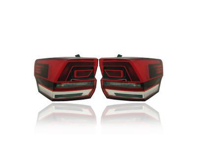 Tail Light Assembly - Compatible/Replacement for '18-20 Volkswagen VW Atlas - Halogen, Outer Body - Pair, Left Driver + Right Passenger Set - 3CN945096B, 3CN945095B - CAPA